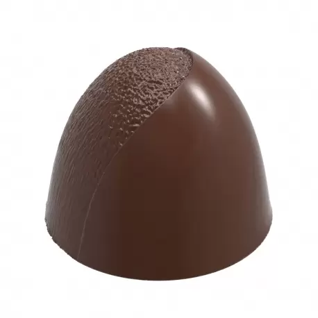 Chocolate World CW12092 Polycarbonate American Semi-Textured Dome Truffle Chocolate Mold - 27m x 27mm x h 22.5mm - 24 cavity ... Chocolate World CW12092 Polycarbonate American Semi-Textured Dome Truffle Chocolate Mold - 27m x 27mm x h 22.5mm - 24 cavity ...
