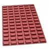 SILMAE Professional Silicone Pastry Mold - Mini Financier - 48.8mm x 25.4mm x 14.6mm - 78 cavity - 15ml - Mae