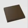 Polycarbonate Large Flat Square Base Shaped Chocolate Bark Mold - 75 x 75 x 9 mm - 57gr - 2x3 Cavity Layout