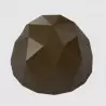 Polycarbonate Geometric Rounded Diamond Chocolate Praline Mold - 31mm x 31mm - 10gr - 4x7 Cavity