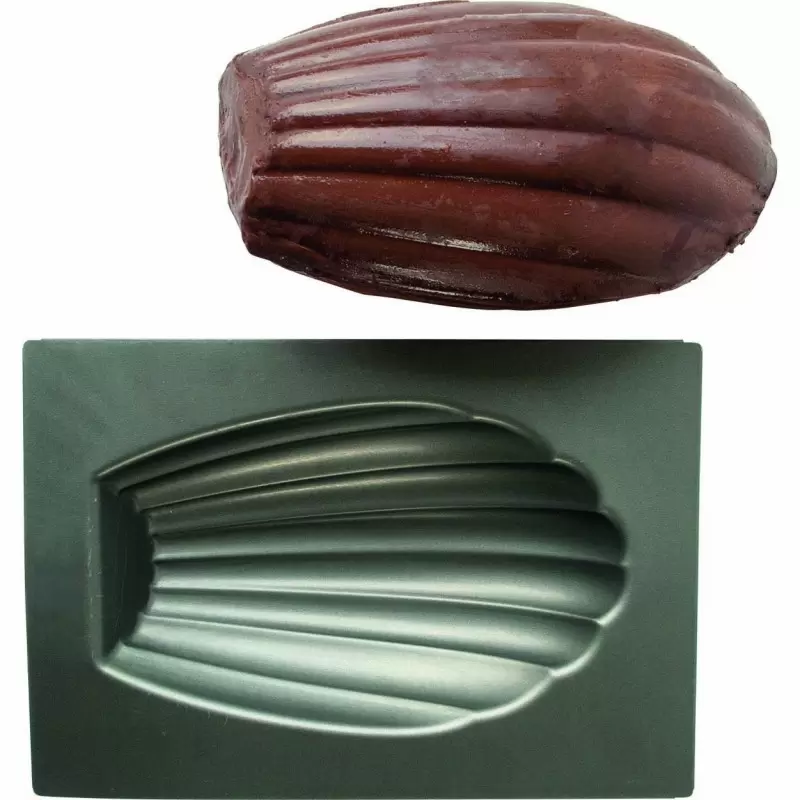 Premium Non-Stick XXL Madeleine Mold - 19.5cm x 12cm x h 4cm Premium Non-Stick XXL Madeleine Mold - 19.5cm x 12cm x h 4cm
