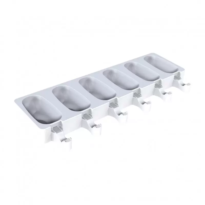 Silikomart Gel18 Classic Wave Ice Cream Cake Pop Mold - 93mm x 48mm x h 30mm - 88ml - 12 cavity with 50 sticks Silikomart Gel18 Classic Wave Ice Cream Cake Pop Mold - 93mm x 48mm x h 30mm - 88ml - 12 cavity with 50 sticks