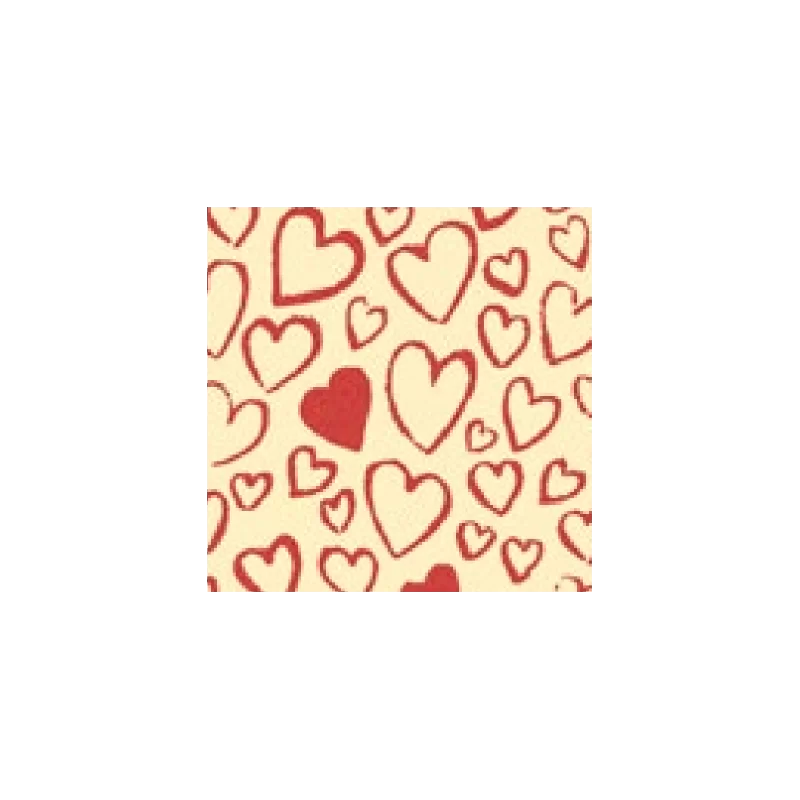 Hearts of Love 2 Chocolate Transfer Sheets - 300 mm x 400 mm - 10 sheets Hearts of Love 2 Chocolate Transfer Sheets - 300 mm x 400 mm - 10 sheets