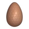 Polycarbonate Honeycomb Chocolate Egg Mold - 90mm x 60mm - 4 cavity
