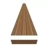 Polycarbonate Christmas Tree Chocolate Mold - Ø 62.9mm H 75mm - 6 cavity