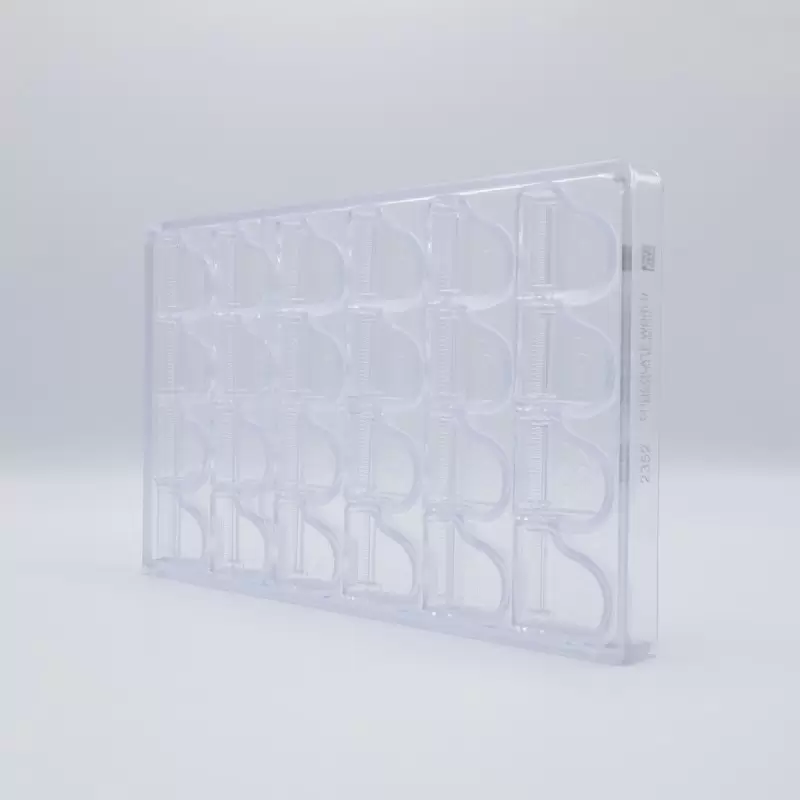 Polycarbonate Piano Chocolate Mold - 37mm x 36mm x h 12mm - 15gr - 24 cavity Polycarbonate Piano Chocolate Mold - 37mm x 36mm x h 12mm - 15gr - 24 cavity