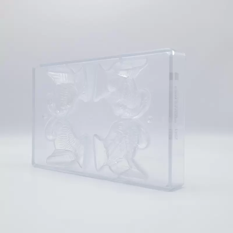 Polycarbonate Turkey Chocolate Mold - 92mm x 73mm x h 27mm - 97gr - 4 cavity Polycarbonate Turkey Chocolate Mold - 92mm x 73mm x h 27mm - 97gr - 4 cavity