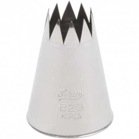 Ateco 829 Ateco 829 - Open Star Pastry Tip .69'' Opening Diameter- Stainless Steel Open Star Pastry Tips Ateco 829 Ateco 829 - Open Star Pastry Tip .69'' Opening Diameter- Stainless Steel Open Star Pastry Tips