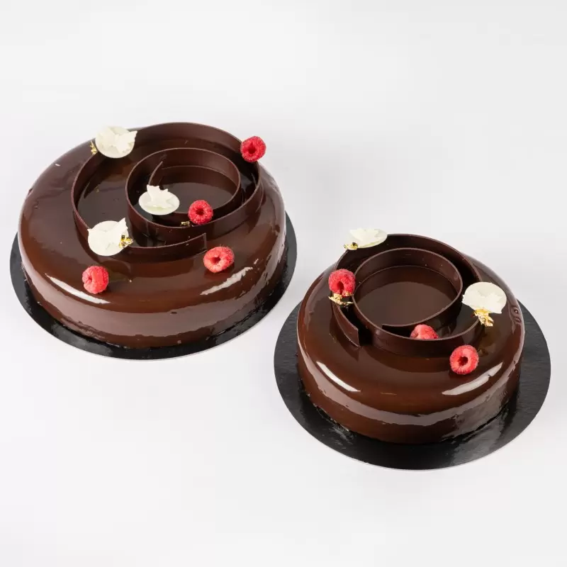 SILMAE Professional Silicone Pastry Mold - Cylinder Entremet by Mathieu Blandin - Ø162mm x 45 mm - 1 cavity - 894ml - Mae