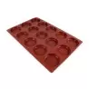 SILMAE Professional Silicone Pastry Mold - Cylinder - Ø114mm x h 20 mm – 196 ml - 12 cavity