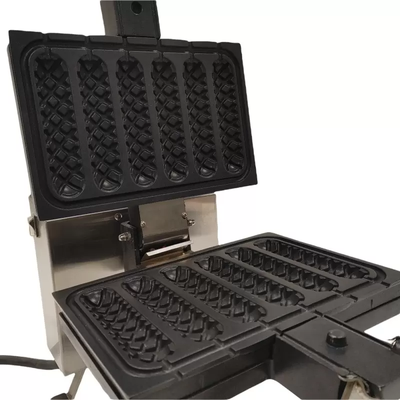 LollyWaffle Waffle on a Stick Machine - 110V Digital - 6 Indents LollyWaffle Waffle on a Stick Machine - 110V Digital - 6 Indents