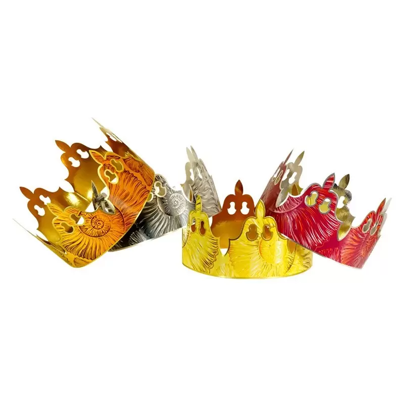 Galette des Rois King's Cake Crowns - Queen Ammonite - Pack of 100 Galette des Rois King's Cake Crowns - Queen Ammonite - Pack of 100