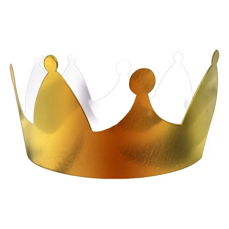 Galette des Rois King's Cake Crowns - Baladin Gold - Pack of 100 Galette des Rois King's Cake Crowns - Baladin Gold - Pack of 100