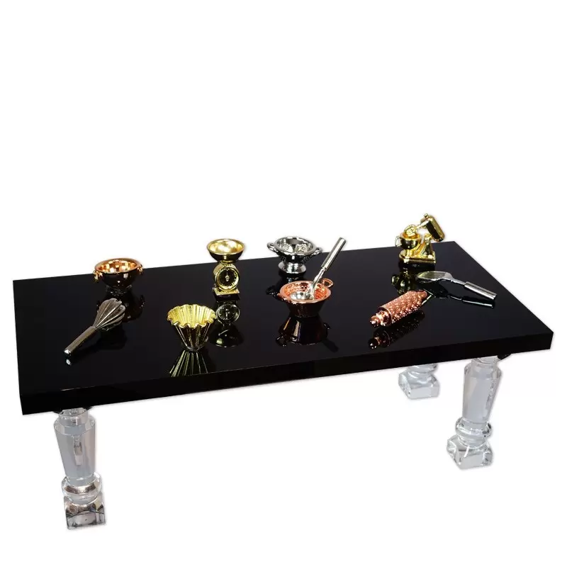 Prime Galette des Rois King's Cake Charms Collection Black Design Table Display without Charms Prime Galette des Rois King's Cake Charms Collection Black Design Table Display without Charms