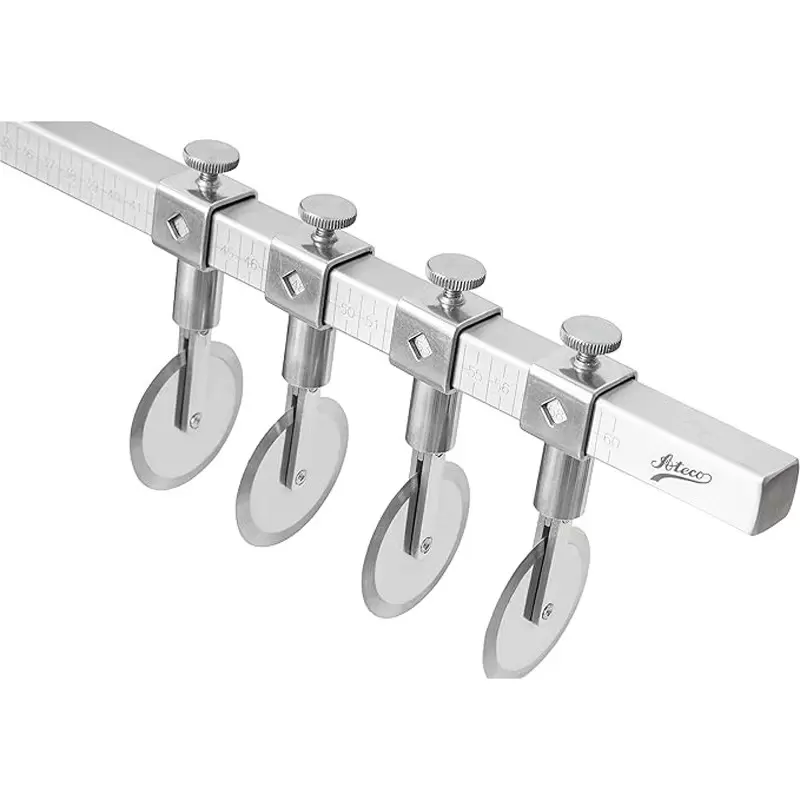 Ateco Stainless Steel Multi-Wheel Dough Cutter Hosting Rod - 27.5 in/70 cm Ateco Stainless Steel Multi-Wheel Dough Cutter Hosting Rod - 27.5 in/70 cm