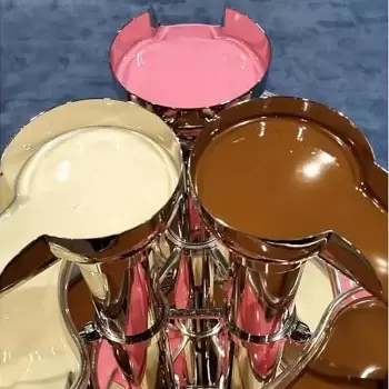 Trifecta Clear Triple Chocolate Fountain – 46”