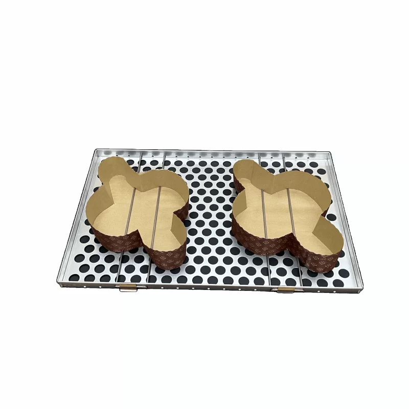 Girapanettoni Aluminum Panettone Baking Tray with Pin Locking Clamps - 40cm x 60cm Girapanettoni Aluminum Panettone Baking Tray with Pin Locking Clamps - 40cm x 60cm