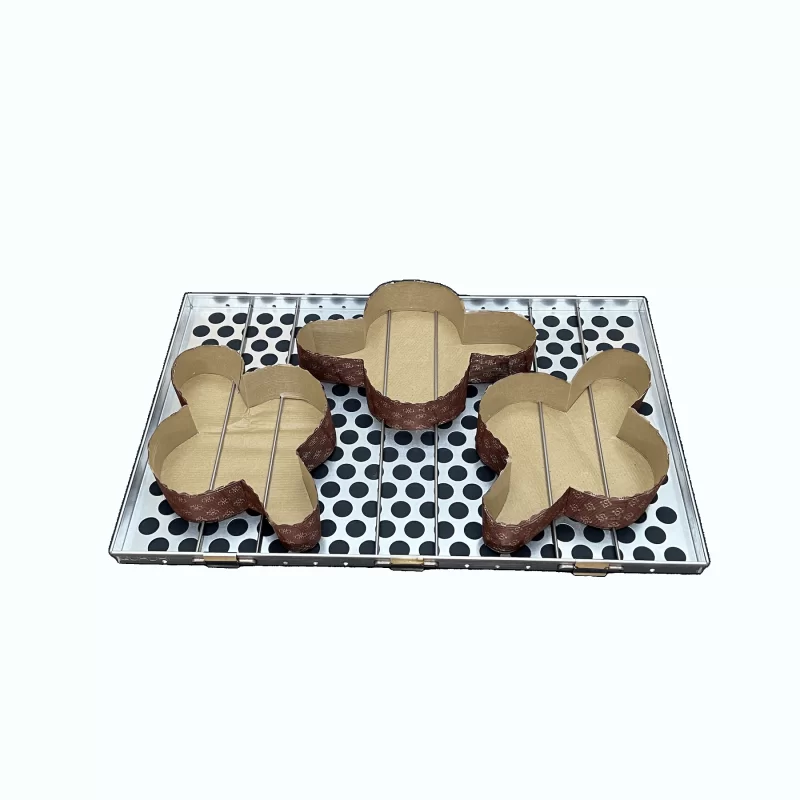 Girapanettoni Aluminum Panettone Baking Tray with Pin Locking Clamps - 40cm x 60cm Girapanettoni Aluminum Panettone Baking Tray with Pin Locking Clamps - 40cm x 60cm