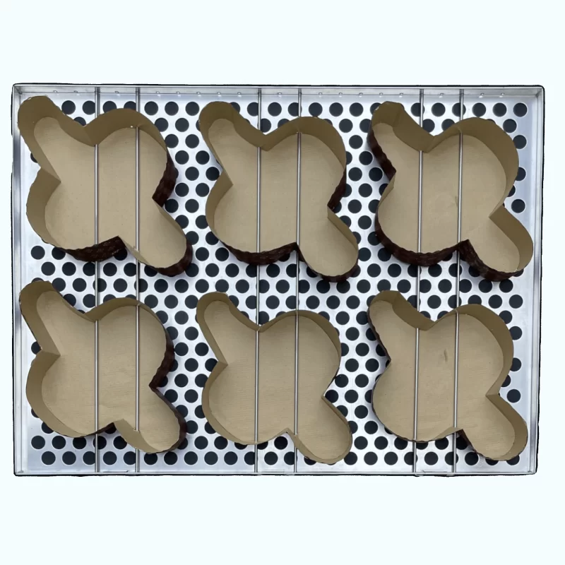 Girapanettoni Aluminum Panettone Baking Tray with Pin Locking Clamps - 60cm x 80cm Girapanettoni Aluminum Panettone Baking Tray with Pin Locking Clamps - 60cm x 80cm