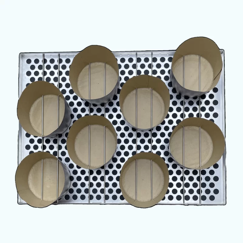Girapanettoni Aluminum Panettone Baking Tray with Pin Locking Clamps - 60cm x 80cm Girapanettoni Aluminum Panettone Baking Tray with Pin Locking Clamps - 60cm x 80cm