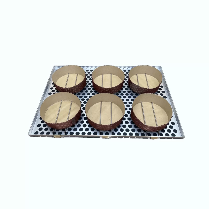 Girapanettoni Aluminum Panettone Baking Tray with Pin Locking Clamps - 60cm x 80cm Girapanettoni Aluminum Panettone Baking Tray with Pin Locking Clamps - 60cm x 80cm