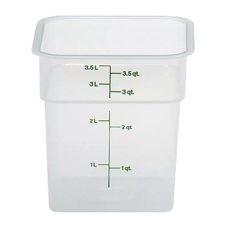Cambro Classic Camsquares Food Storage Container - 4 QT - Translucent Cambro Classic Camsquares Food Storage Container - 4 QT - Translucent