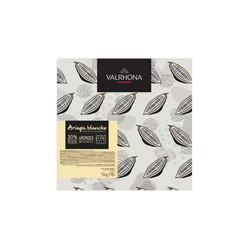 Valrhona Chocolate Couverture Ariaga Blanche 30% Valrhona Chocolate Couverture Ariaga Blanche 30%