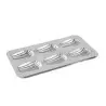 Gobel Premium Tinplate Jumbo XXL Madeleine Baking Sheet - 6 cavity - 395mm x 200mm