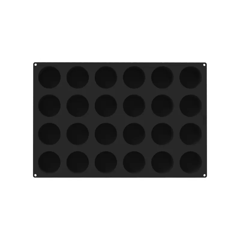 Silikomart Professional SQ084 Cylinders Mold - 24 cavity - Ø 76mm x h 40 mm - 180ml Silikomart Professional SQ084 Cylinders Mold - 24 cavity - Ø 76mm x h 40 mm - 180ml