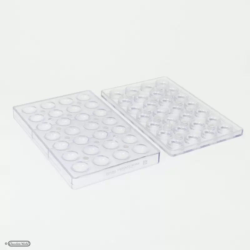 Chocolate Truffles Mold - 27x29mm - 12.5gr - 4x7 cavity Chocolate Truffles Mold - 27x29mm - 12.5gr - 4x7 cavity