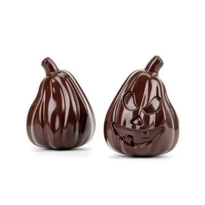 Professional Polycarbonate Bob Pumpkin Mold - 80mm x 78mm x h 105mm - 2 Mold Set - 45 gr Professional Polycarbonate Bob Pumpkin Mold - 80mm x 78mm x h 105mm - 2 Mold Set - 45 gr