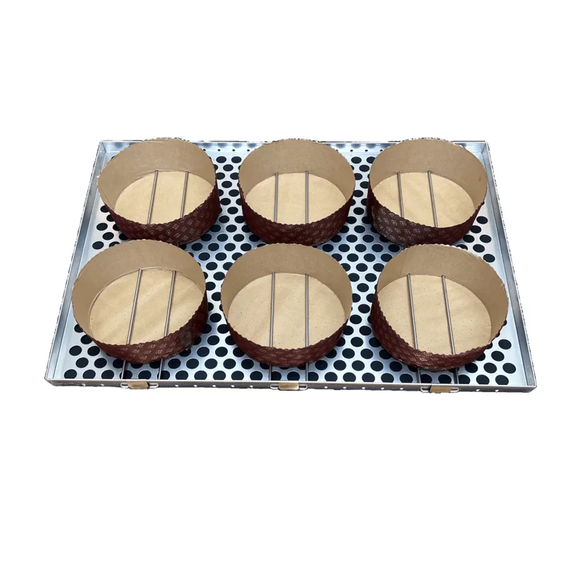 Girapanettoni Aluminum Panettone Baking Tray with Pin Locking Clamps - 60cm x 80cm Girapanettoni Aluminum Panettone Baking Tray with Pin Locking Clamps - 60cm x 80cm