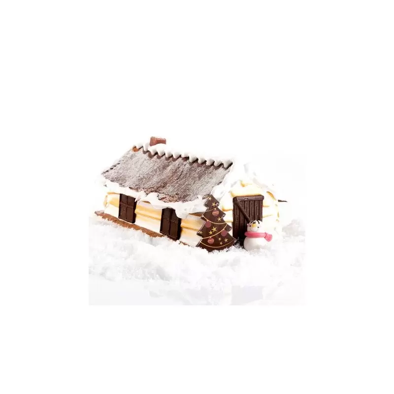 Belgian Chocolate Decoration- Christmas Tree with Ornaments - Dark - 60 pcs Belgian Chocolate Decoration- Christmas Tree with Ornaments - Dark - 60 pcs