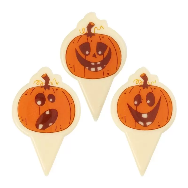 Belgian Chocolate Decoration- Jack O' Lanterns - 110 pcs Belgian Chocolate Decoration- Jack O' Lanterns - 110 pcs