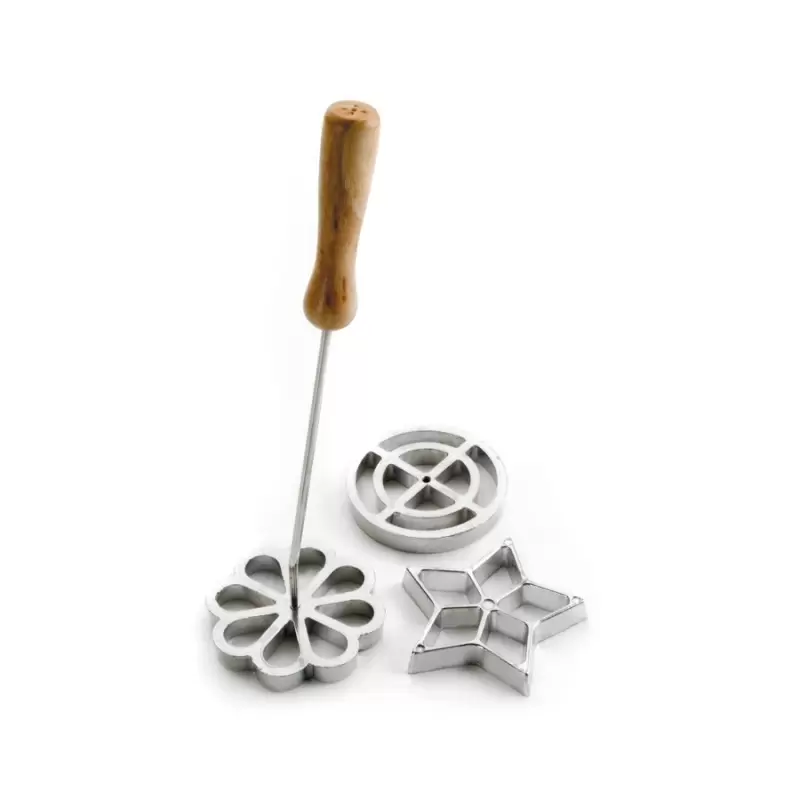 ibili Aluminum Rose Iron Waffle Moulds - 25 cm x 7 cm ibili Aluminum Rose Iron Waffle Moulds - 25 cm x 7 cm