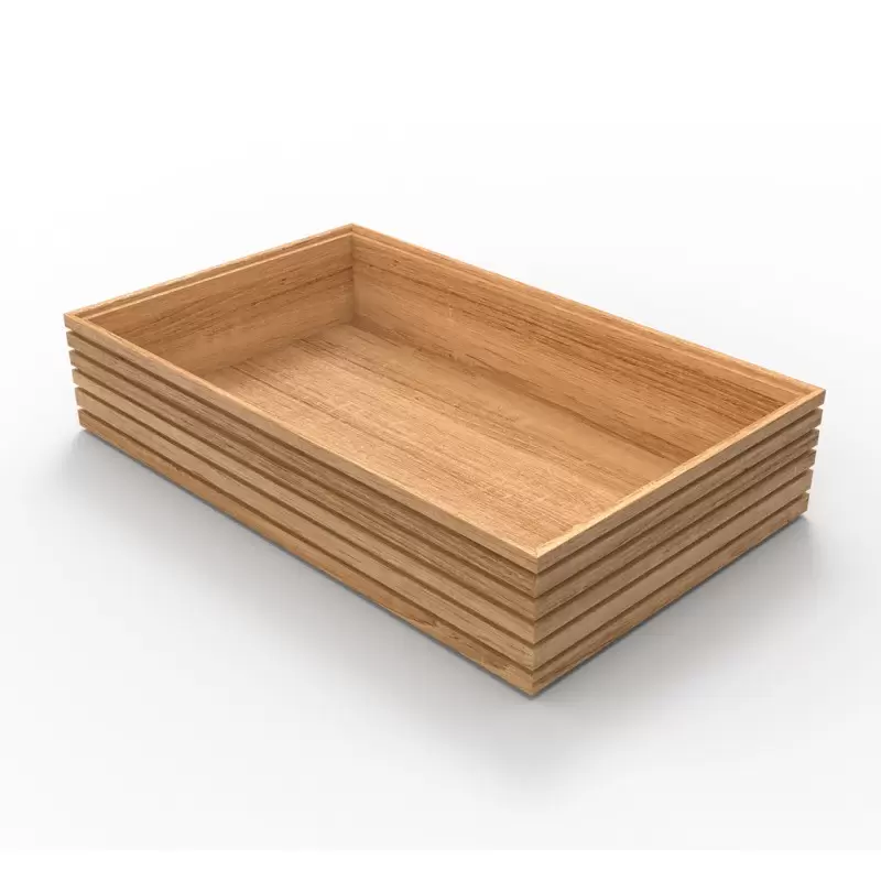 Craster Flow Oak 1.1 Bento Tray 530 × 325 × 110 mm - Cra'ster