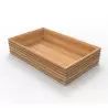 Craster Flow Oak 1.1 Bento Tray 530 × 325 × 110 mm - Cra'ster