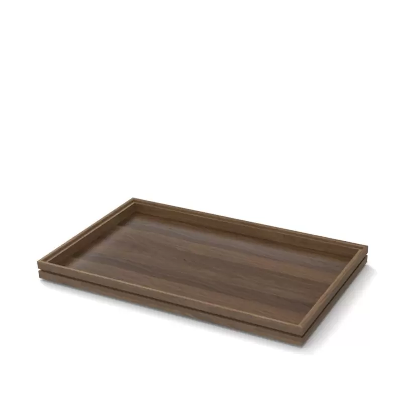 Craster BU_FF011 Craster Flow Walnut 1.1 Tray 530 × 325 × 40 mm Craster BU_FF011 Craster Flow Walnut 1.1 Tray 530 × 325 × 40 mm