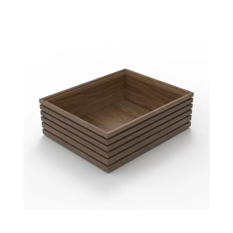 Craster BU_FF062 Craster Flow Walnut 1.2 Bento Tray 325 × 265 × 110 mm