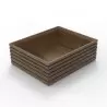 Craster BU_FF062 Craster Flow Walnut 1.2 Bento Tray 325 × 265 × 110 mm