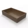 Craster BU_FF061 Craster Flow Walnut 1.1 Bento Tray 530 × 325 × 110 mm