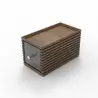 Craster BU_BD1WNL Craster Flow Walnut Single Bread Box 349 × 176 × ...