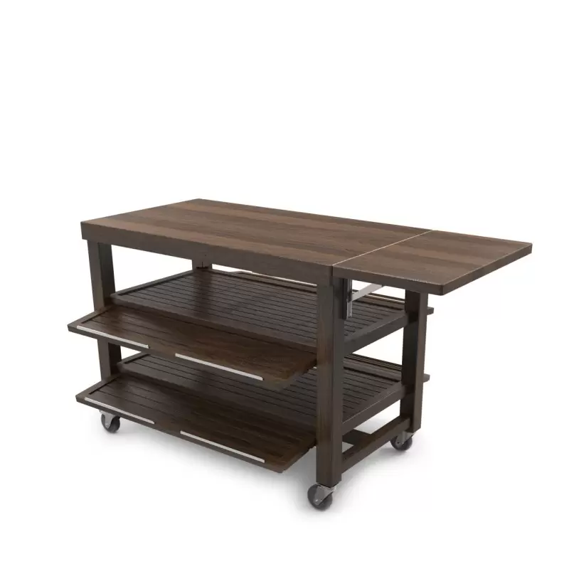 Craster TO_RS103 Craster Flow Walnut Double Trolley Craster TO_RS103 Craster Flow Walnut Double Trolley