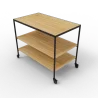 Craster TO_MOD31_OAKN Craster Fare Trolley Oak 1100 × 650 × 880 mm
