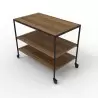 Craster TO_MOD31_WALN Craster Fare Trolley Walnut 1100 × 650 × 880 mm