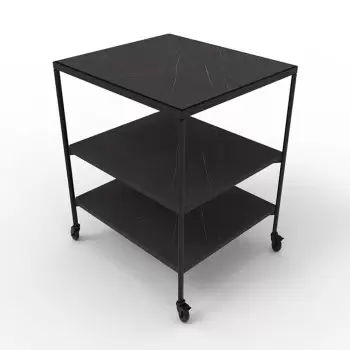 Craster TO_MOD21_B4245 Craster Fare Trolley 2.1 Laminate Black Whit...