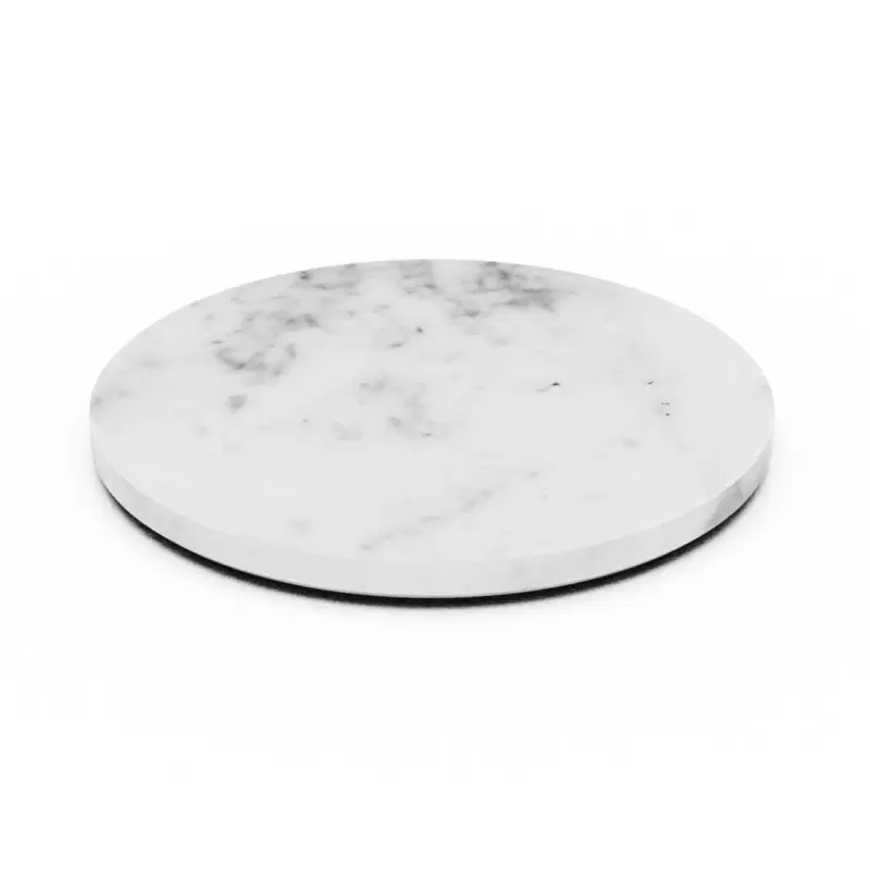 Craster BU_MP1610 Craster Tilt Large White Marble Plinth 320ø × 25 ... Craster BU_MP1610 Craster Tilt Large White Marble Plinth 320ø × 25 ...