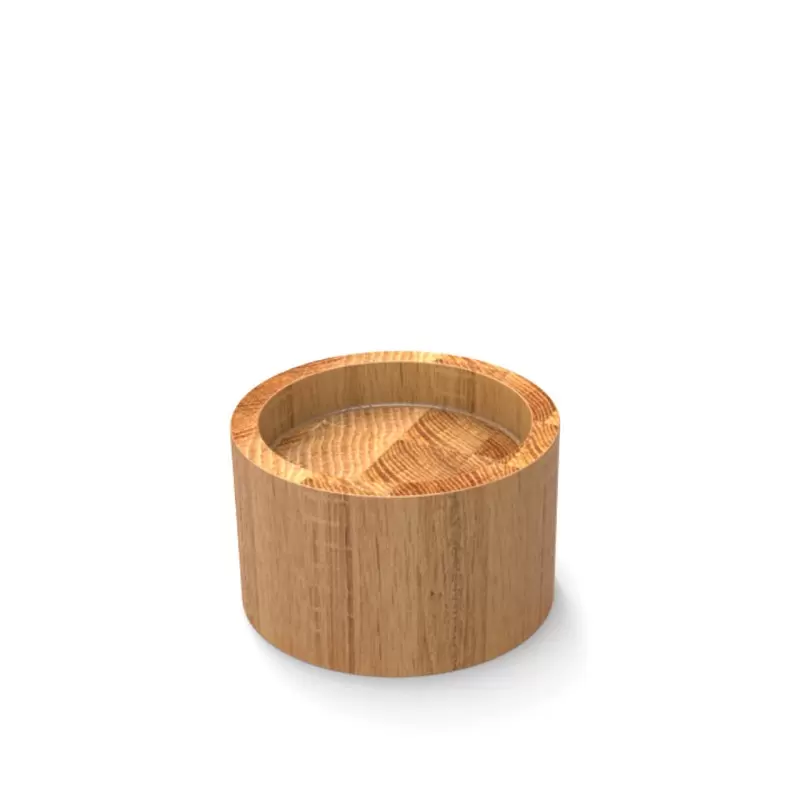 Craster BU_CR0102 Craster Tilt Mid Oak Carafe Riser 116ø × 71 mm