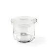 Craster BU_GJ001 Craster Tilt Large Glass Condiment Jar 218ø × 165 mm