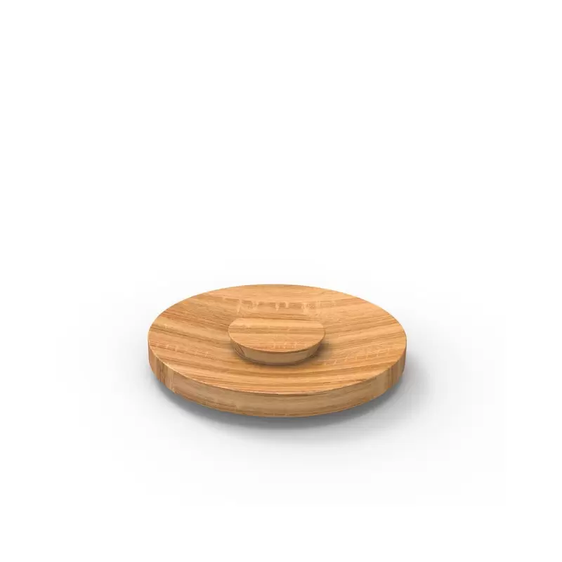 Craster BU_OL001 Craster Tilt Jar Lid - Oak Craster BU_OL001 Craster Tilt Jar Lid - Oak